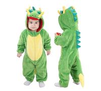 Doladola Bebe à Capuchon Onesie Combinaison Grenouillère Barboteuse À Capuche pour 0-30 Mois (Dragon,3,5-4,5ans)