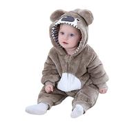 Doladola Capuchon de bébé unisexe Combinaison de style animal pour bébé Vêtements d'Halloween pour bébés(4-5 ans,Koala)