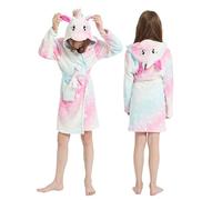 Doladola Peignoir Enfants Filles Licorne Robe De Chambre à Capuche Cosplay Peignoirs de Bain Doux Pyjamas Vêtements de Nuit Loungewear