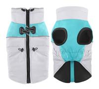 Dolahovy Veste d'hiver imperméable pour Chien,Vêtements pour Animaux de Compagnie Coupe - Vent Big Jump Horse Warm Dog Coat Veste en Laine Petit et Moyen Chien Grand Chiot Set (Bleu, XL)