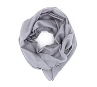 DOLCE ABBRACCIO by RiemTEX WILD CAT Foulard pour femme en micro-toucher anti-rayures pour printemps, été, toute l'année, gris, 180 x 58 cm