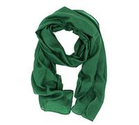 DOLCE ABBRACCIO by RiemTEX WILD CAT Foulard pour femme en micro-toucher anti-rayures pour printemps, été, toute l'année, vert forêt, 180 x 58 cm