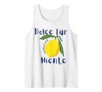 Dolce far niente la dolce vita citron italien Débardeur