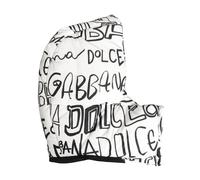 Dolce & Gabbana - Accessoire à capuche avec imprimé logo intégrale - Homme - Accessoires - Blanc - Taille: ONE Size