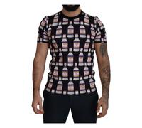 Dolce & Gabbana - Bacio Di Venere Cotton Crew T-shirt - Homme - Tops - Multicolore - Taille: M