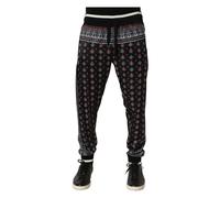 Dolce & Gabbana - Bandana Crown Jogger - Homme - Pantalons - Noir - Taille: L