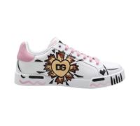 Dolce & Gabbana - Baskets Peinte à la Main - Femme - Chaussures - Multicolore - Taille: 36 EU