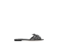 Dolce & Gabbana - Bianca Slides - Femme - Chaussures - Gris - Taille: 41 EU