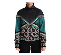 Dolce & Gabbana - Blouson bomber multicolore Logo Mania - Femme - Vestes - Noir - Taille: 38 FR