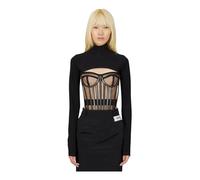 Dolce & Gabbana - Boléro à col roulé Kim - Femme - Pulls - Noir - Taille: 38 FR