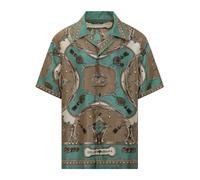 Dolce & Gabbana - Cargo Printed Hawaiian Washed Silk Twill Shirt - Homme - Chemises - Multicolore - Taille: 2XL