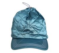 Dolce & Gabbana - Casquette matelassée - Femme - Accessoires - Bleu - Taille: ONE Size
