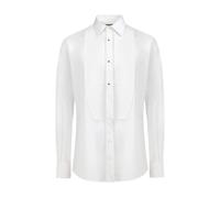 Dolce & Gabbana - Chemise de smoking coupe classique - Homme - Chemises - Blanc - Taille: XS