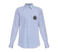 Dolce & Gabbana - Chemise Martini Rayée - Homme - Chemises - Bleu - Taille: L