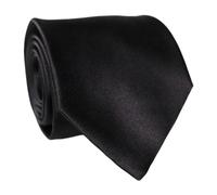 Dolce & Gabbana - Cravate Ajustable en Soie avec Broderie Logo - Homme - Accessoires - Brun - Taille: ONE Size