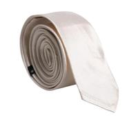 Dolce & Gabbana - Cravate de luxe en soie blanche avec logo - Homme - Accessoires - Blanc - Taille: ONE Size