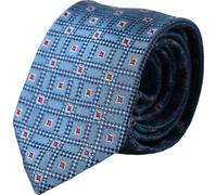 Dolce & Gabbana - Cravate en soie bleue à motif pour homme - Homme - Accessoires - Bleu - Taille: ONE Size