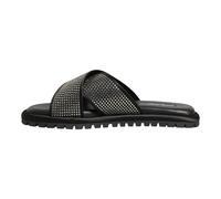 Dolce & Gabbana - Criss-Cross Slide Sandales - Homme - Chaussures - Noir - Taille: 44 EU