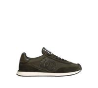 Dolce & Gabbana - Cushion Canvas And Leather Baskets - Homme - Chaussures - Vert - Taille: 42 EU