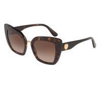 Dolce & Gabbana DG4359 502 13 Havane Chat Eye Femmes 52 MM Lunettes de Soleil