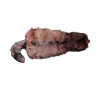 Dolce & Gabbana, Femme, Accessoires, Rose, Taille: ONE Size Frost Fox Fur Neck Warmer Winter Scarf