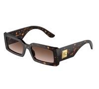 Dolce & Gabbana Femme Dolce & Gabbana DG4416 502/13 Lunettes de soleil Acétate Tortue Marron Carré Normale Ombré