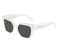 Dolce & Gabbana Femme DG4471 331287 Lunettes de soleil Acétate Blanc Gris Carré Normale