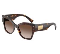 Dolce & Gabbana Femme DG4478 502/13 Lunettes de soleil Acétate Tortue Marron Cat Eye Normale Ombré