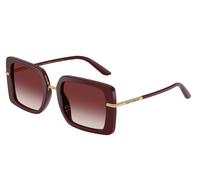 Dolce & Gabbana Femme DG4491 30918H Lunettes de soleil Acétate Rouge Bordeaux Carré Normale Ombré