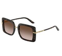 Dolce & Gabbana Femme DG4491 321713 Lunettes de soleil Acétate Tortue Marron Carré Normale Ombré