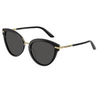 Dolce & Gabbana Femme DG4492 32998G Lunettes de soleil Acétate Noir Gris Papillon Normale