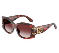 Dolce & Gabbana Femme DG4501 33588H Lunettes de soleil Acétate Tortue Bordeaux Papillon Normale Ombré
