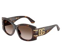 Dolce & Gabbana Femme DG4501 502/13 Lunettes de soleil Acétate Tortue Marron Papillon Normale Ombré