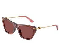 Dolce & Gabbana Femme DG4511 344475 Lunettes de soleil Acétate Tortue Violet Carré Normale
