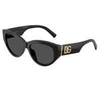 Dolce & Gabbana Femme DG4514 501/87 Lunettes de soleil Acétate Noir Gris Cat Eye Normale