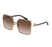 Dolce & Gabbana Femme Dolce & Gabbana DG2279 02/13 Lunettes de soleil Métal Or Marron Carré Normale Ombré