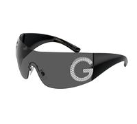 Dolce & Gabbana Femme DG2298B 05/87 Lunettes de soleil Métal Noir Gris Pillow Normale