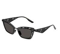 Dolce & Gabbana Femme DG2311 01/87 Lunettes de soleil Acier Noir Gris Cat Eye Normale