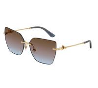 Dolce & Gabbana Femme Dolce & Gabbana DG2321 02/48 Lunettes de soleil Métal Or Bleu Cat Eye Normale Ombré