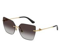 Dolce & Gabbana Femme Dolce & Gabbana DG2321 02/8G Lunettes de soleil Métal Or Gris Cat Eye Normale Ombré