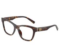 Dolce & Gabbana Femme Dolce & Gabbana DG3430 502 Montures optiques Acétate Tortue Carré Normale