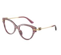 Dolce & Gabbana Femme Dolce & Gabbana DG3438 3474 Montures optiques Acétate Violet Transparent Papillon Normale