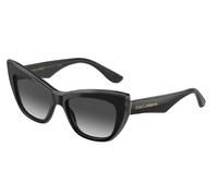 Dolce & Gabbana Femme Dolce & Gabbana DG4417 32468G Lunettes de soleil Acétate Noir Gris Cat Eye Normale Ombré