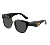 Dolce & Gabbana Femme Dolce & Gabbana DG4437 501/87 Lunettes de soleil Acétate Noir Gris Papillon Normale