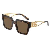 Dolce & Gabbana Femme Dolce & Gabbana DG4446B 502/73 Lunettes de soleil Acétate Tortue Marron Carré Normale