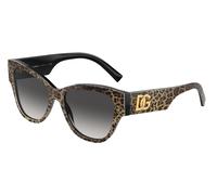 Dolce & Gabbana Femme Dolce & Gabbana DG4449 31638G Lunettes de soleil Acétate Marron Gris Papillon Normale Ombré