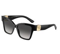 Dolce & Gabbana Femme DG4470 501/8G Lunettes de soleil Acétate Noir Gris Carré Normale Ombré