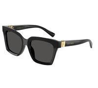 Dolce & Gabbana Femme DG4498 501/87 Lunettes de soleil Acétate Noir Gris Carré Normale