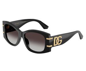 Dolce & Gabbana Femme Dolce & Gabbana DG4501 501/8G Lunettes de soleil Acétate Noir Gris Papillon Normale Ombré