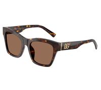 Dolce & Gabbana Femme Dolce & Gabbana DG4512 502/73 Lunettes de soleil Acétate Tortue Marron Carré Normale